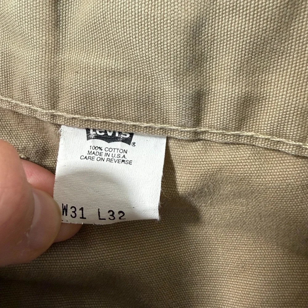 Vintage Levis Cargo Pants Men 31x31 Military Paratrooper Gorp Y2K Made in USA 90